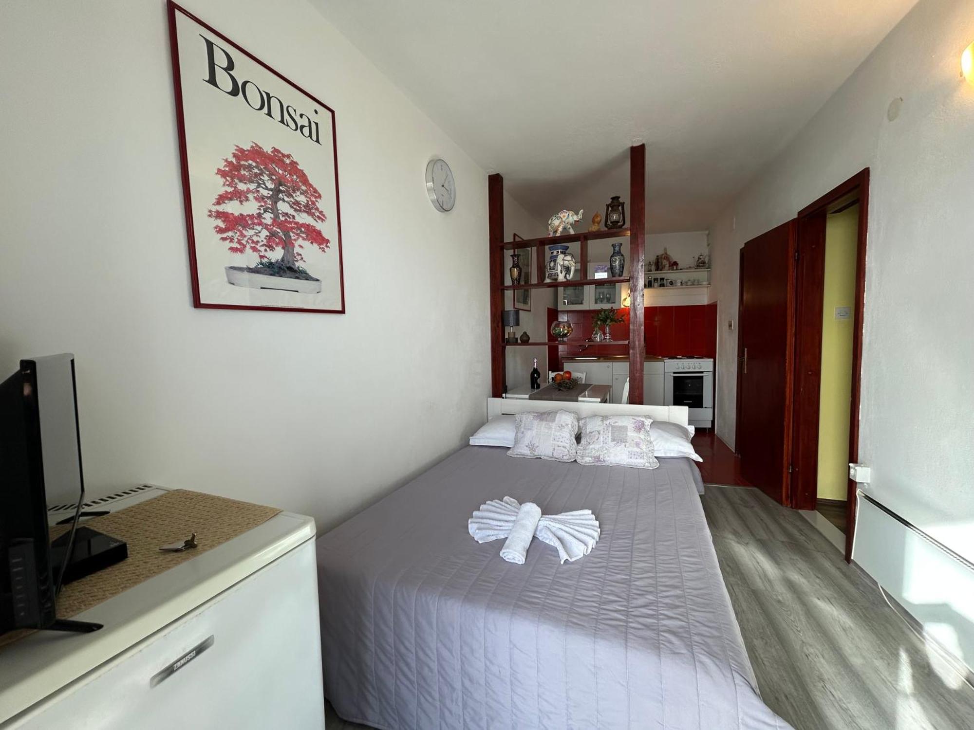 Seafront Studio Apartment+Balcony ポドゥゴラ エクステリア 写真