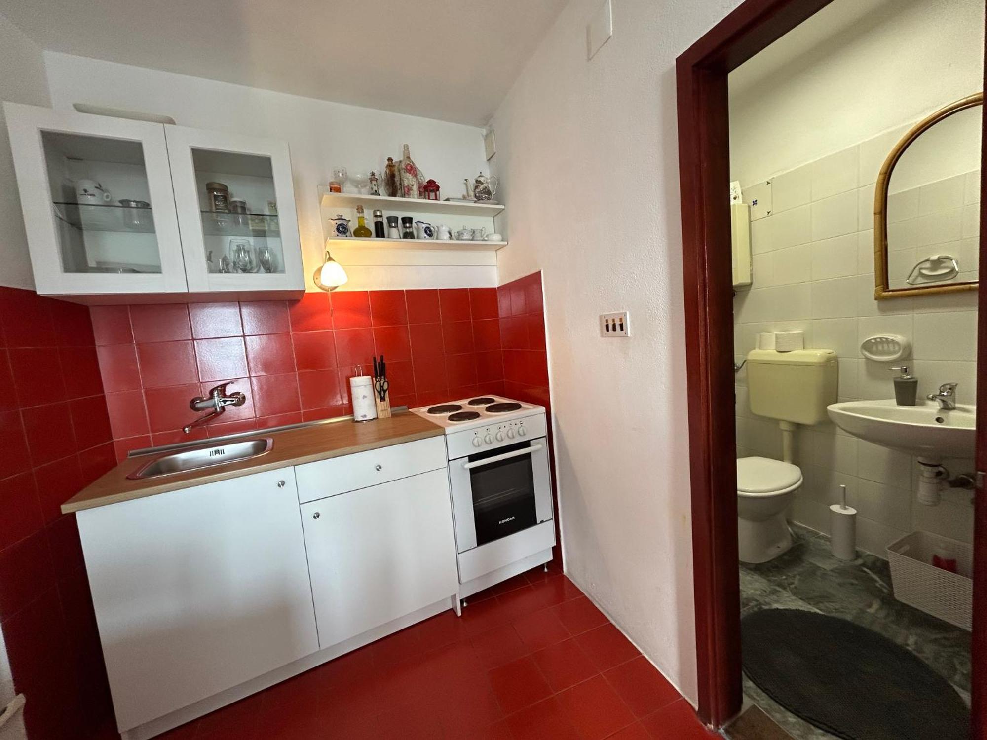 Seafront Studio Apartment+Balcony ポドゥゴラ エクステリア 写真