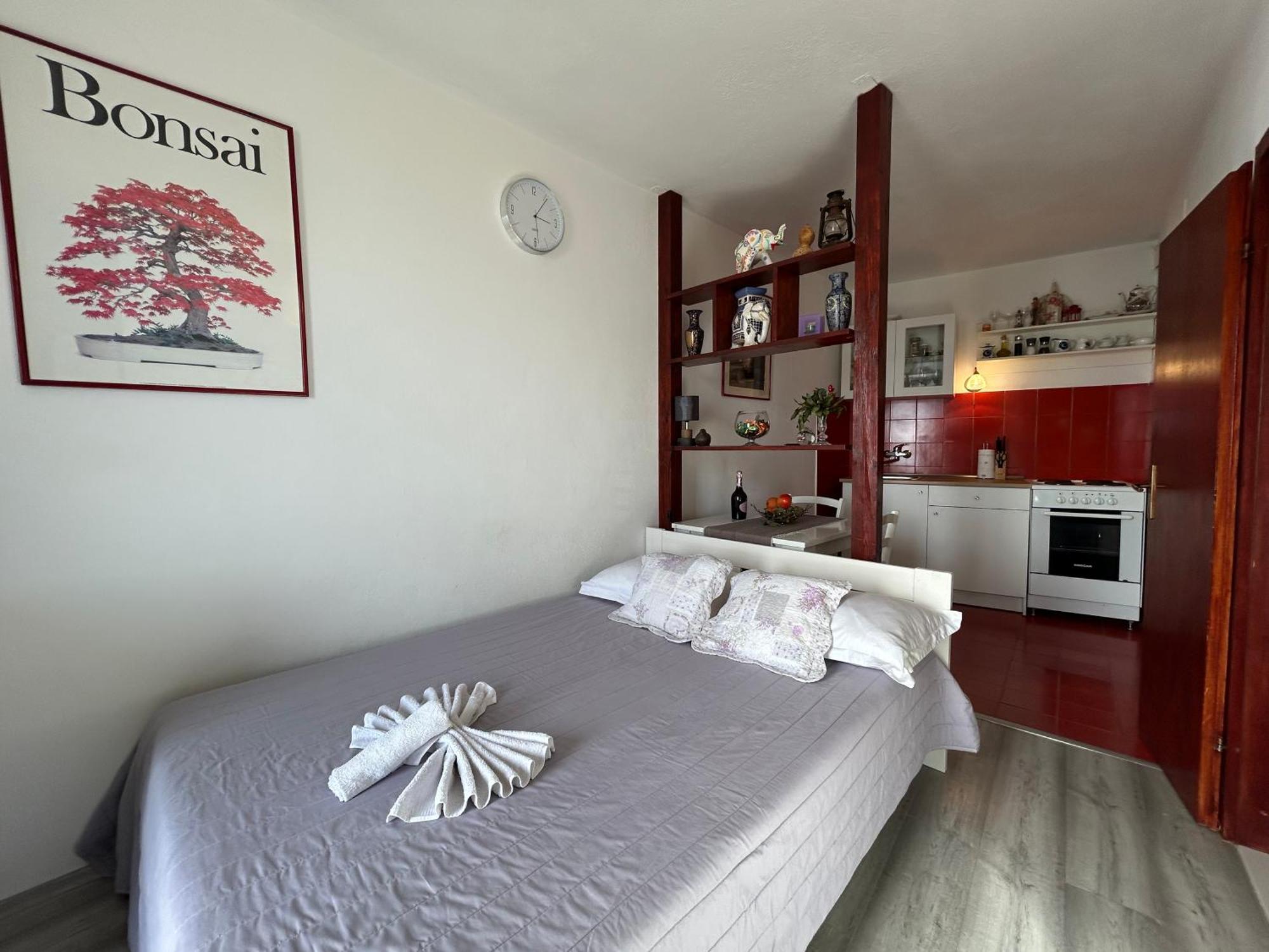 Seafront Studio Apartment+Balcony ポドゥゴラ エクステリア 写真
